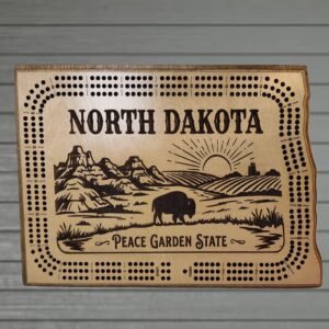 North Dakota Cribbage Board