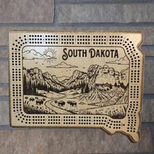 South Dakota Cribbage board